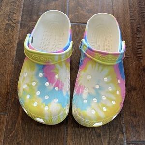 Tie Dye Crocs
